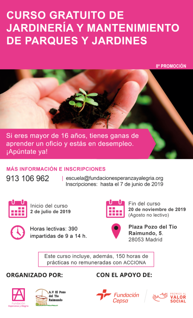 escuela jardinería